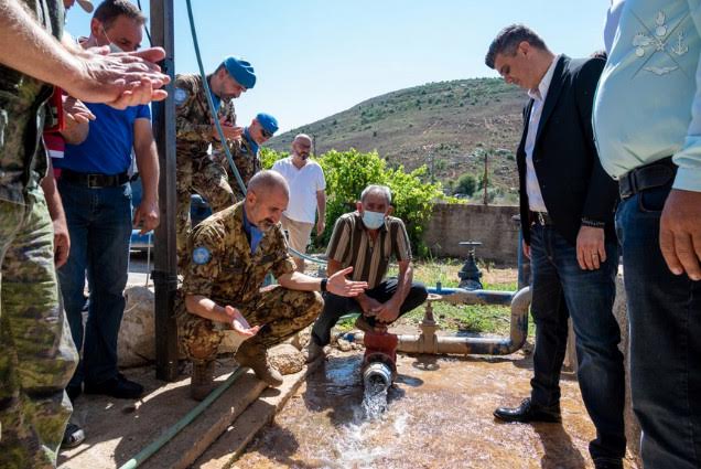 Caschi blu UNIFIL a sostegno della popolazione civile di Rumaish