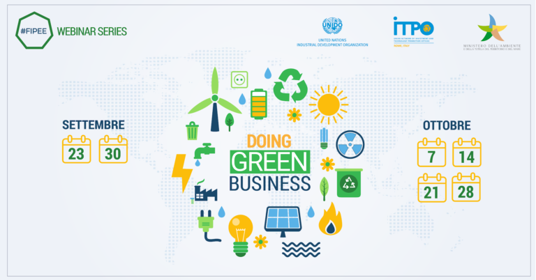 UNIDO Italia: webinar su Green Business per sei Paesi partner