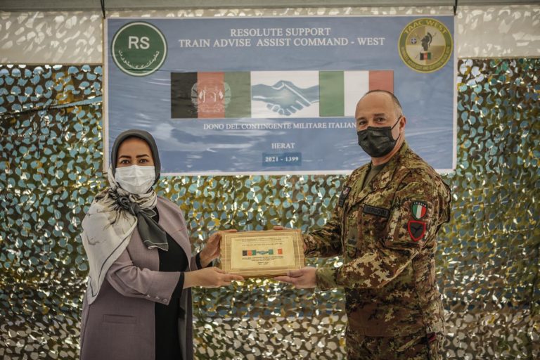 March 8: Italian contingent in Afganistan donates material for women and children