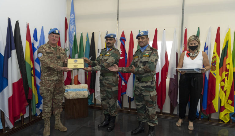 Environment: Unifil first annual award for indian battalion, but also for six others units