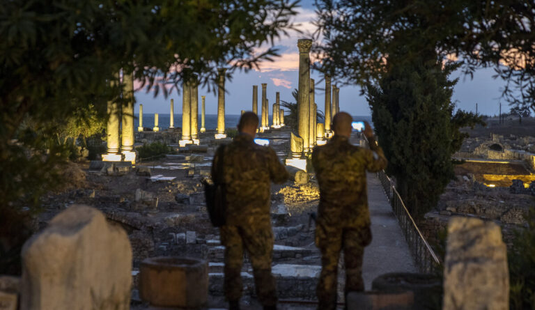 UNIFIL: Italian peacekeepers rehabilitate the archaeological site of Al-Mina