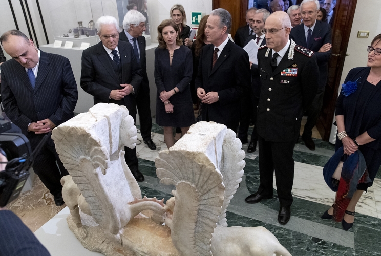 50 anni Carabinieri TPC: Mattarella inaugura mostra “L’arte di salvare l’arte”