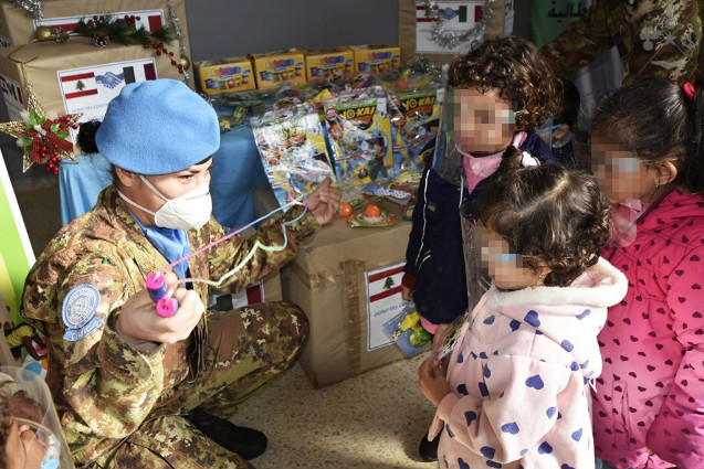 UNIFIL: contingente Italiano impegnato a favore bambini