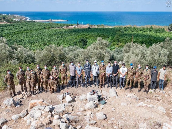 UNIFIL: ItalBatt al lavoro con archeologi per pulizia tempio fenicio