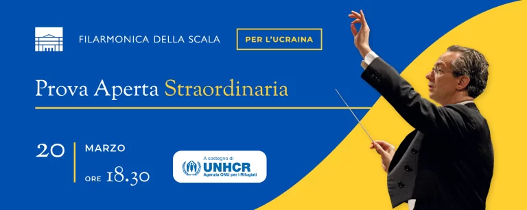 Ucraina: prova aperta della Filarmonica della Scala per rifugiati