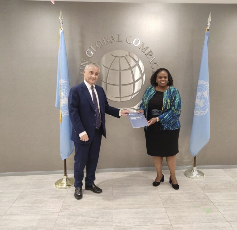 Global Compact: Massari meets Sanda Ojiambo, talks about SDgs, SMEs and Africa