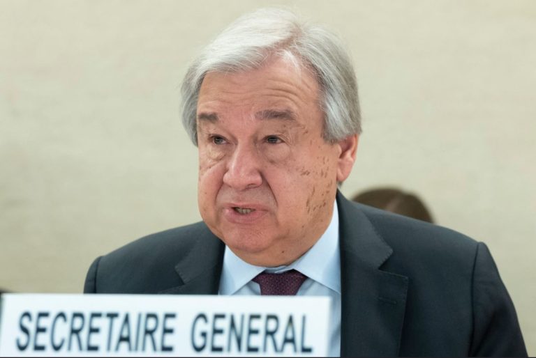 Guterres foto Onu via Twitter