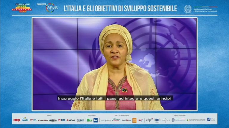 Festival Sviluppo Sostenibile: sipario con Conte, Di Maio, Amina Mohammed