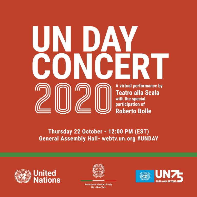 UN Day: Onu celebra con Roberto Bolle e l’Orchestra della Scala