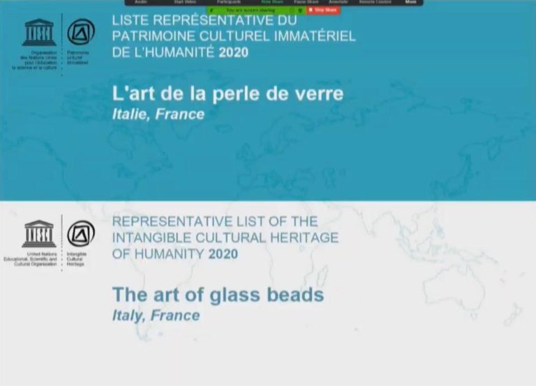 The art of the Venetian glass beads listed by UNESCO