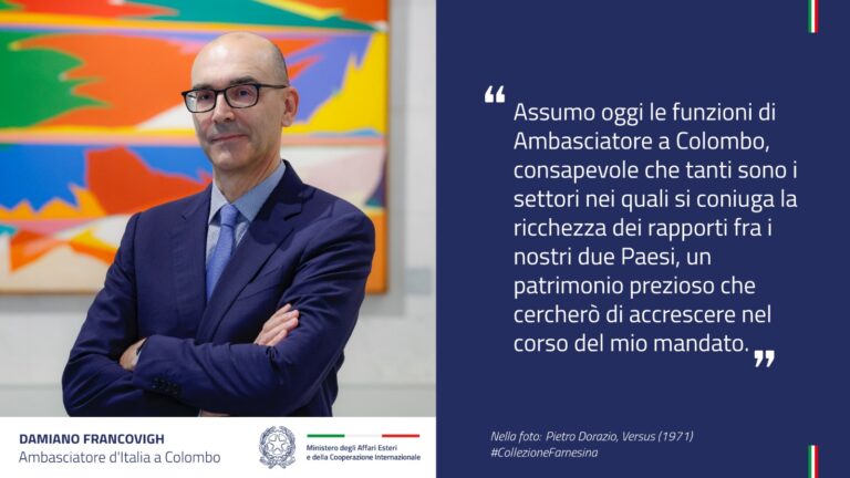 Damiano Francovigh nominato Ambasciatore d’Italia a Colombo