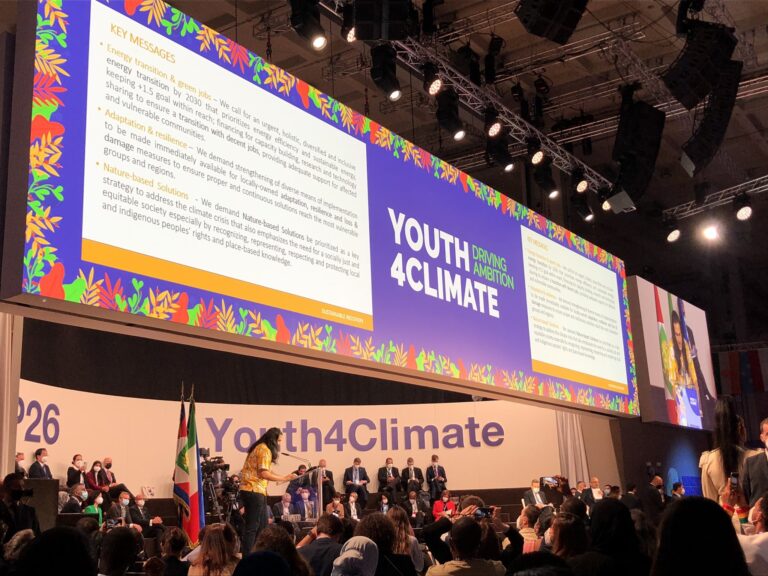 Youth4Climate: Day 2; quattro pilastri nel documento dei giovani