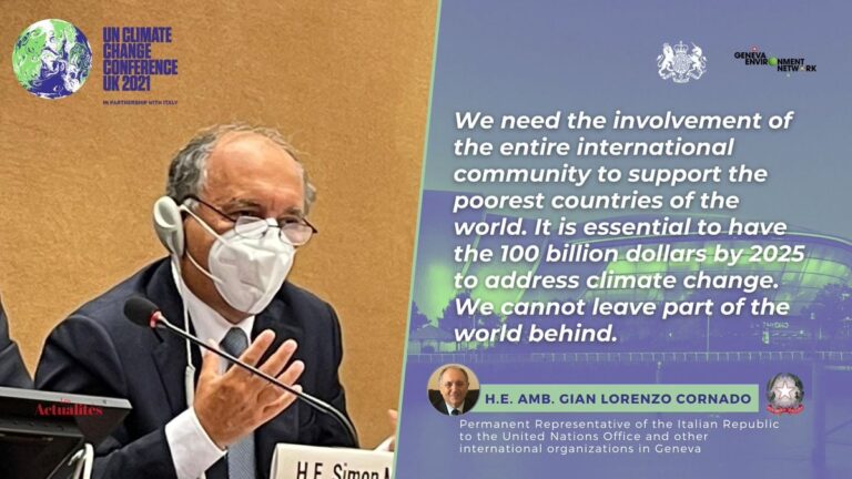 COP26: Cornado, in vista di Glasgow gli “under 30 indichino la rotta”