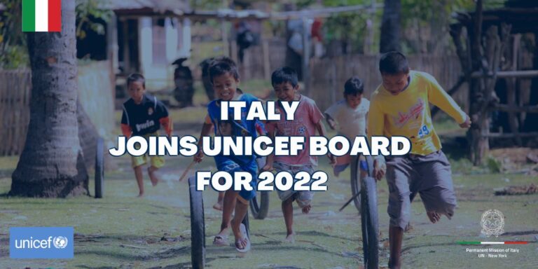 Voci dal Palazzo di Vetro: Italia torna nell’Executive Board di UNICEF