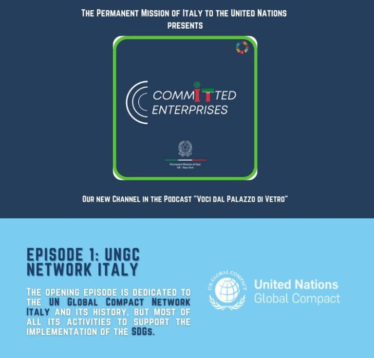 Voci dal Palazzo di Vetro in inglese presenta il Global Compact Network Italia