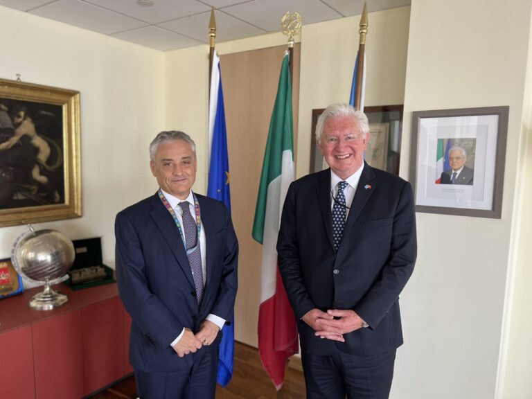 Amb. Massari meets with Permanent Observer of the Order of Malta