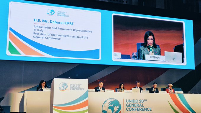 Amb. Lepre elected President of UNIDO 20th General Conference