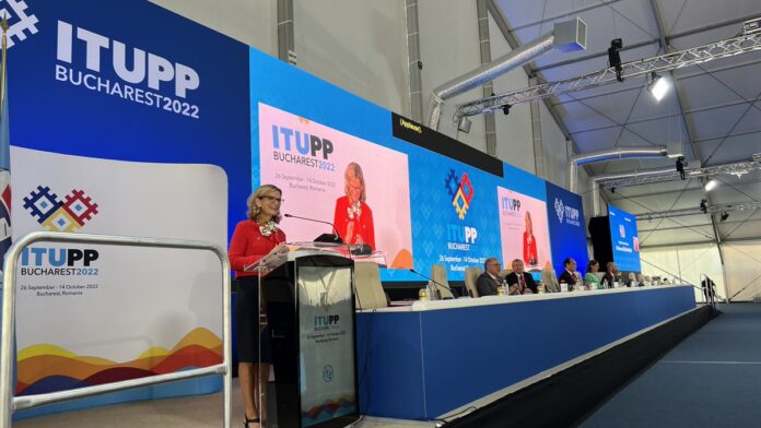 An American (and the first woman) elected as ITU leader; Italy's congratulations