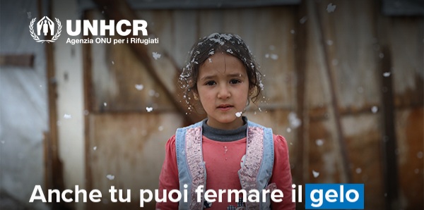 UNHCR: parte la nuova campagna ‘Ferma il gelo’, per 5 milioni di rifugiati in campo stelle dello sport e dello spettacolo