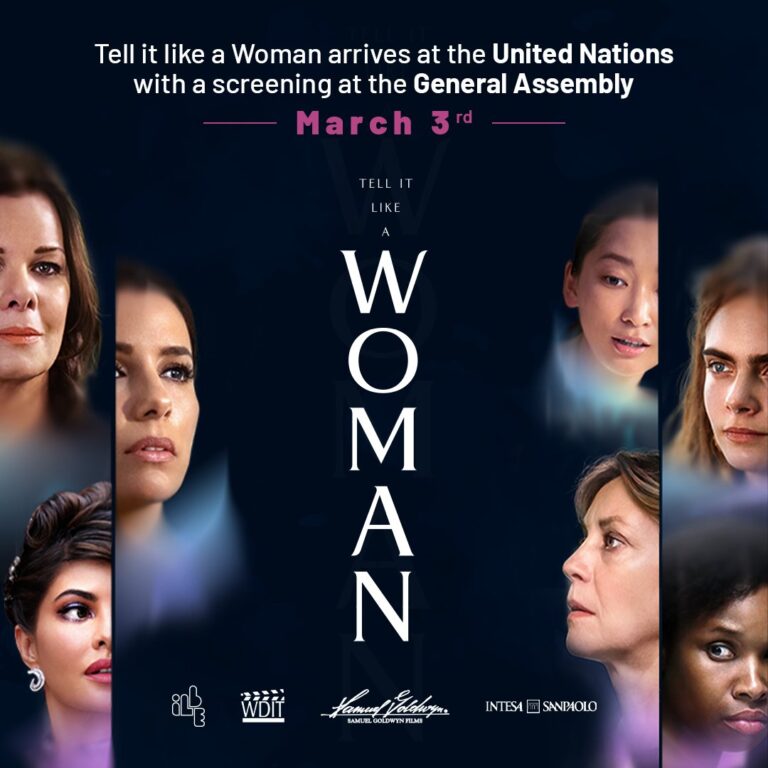 Italy brings Tell It Like a Woman at the UN, a movie by women, on women, for all