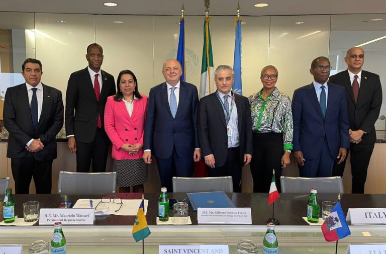 Water Conference: Pichetto signs MoU with Caricom Countries, RDC