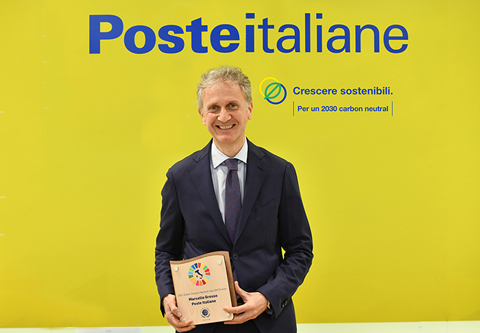 Marcello Grosso (Poste Italiane) e’ SDG Pioneer del Global Compact Italia