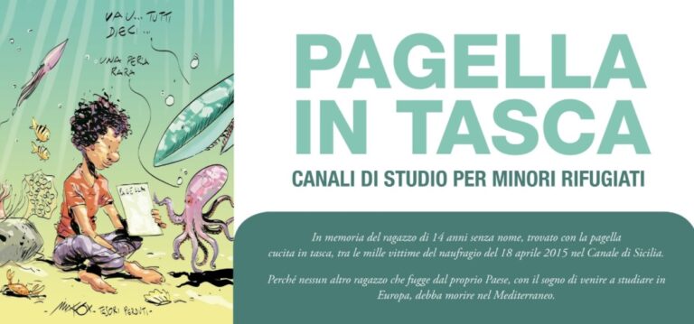 Parte ‘Pagella in tasca’: giunti i primi 5 giovani rifugiati che studieranno in Italia