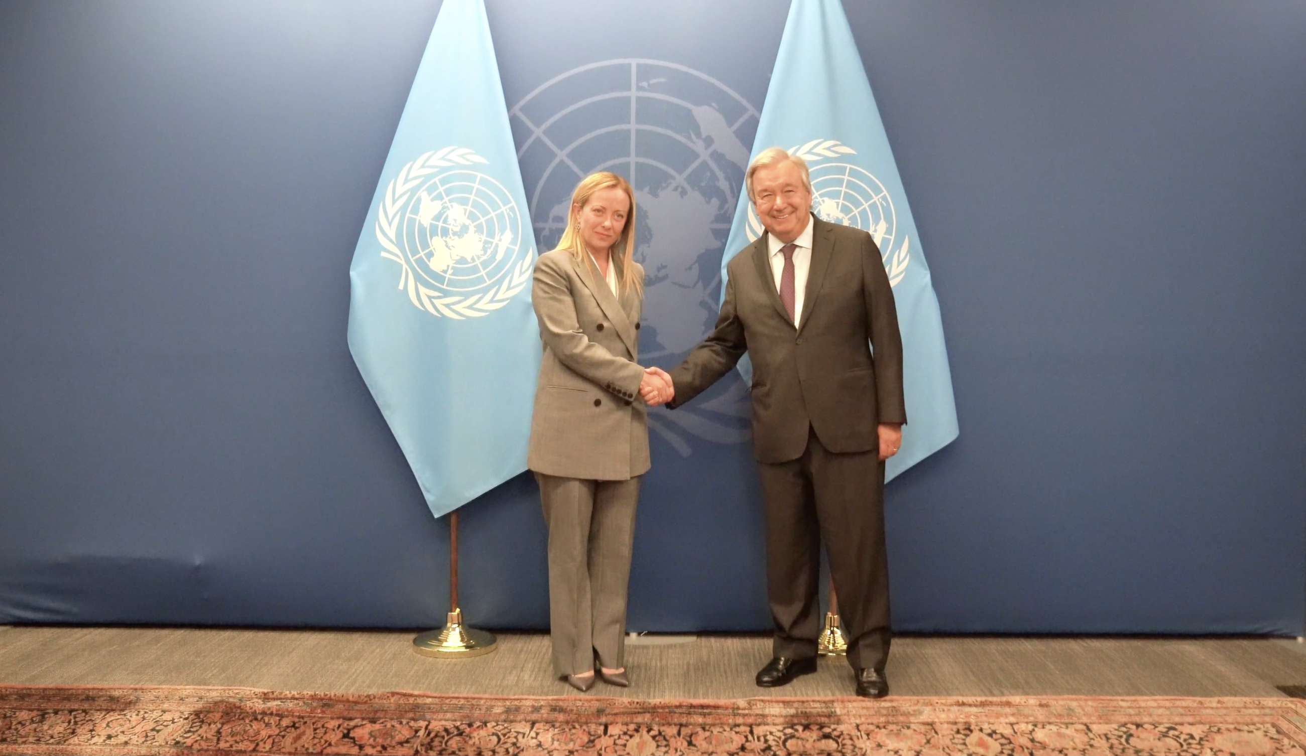 Meloni Guterres