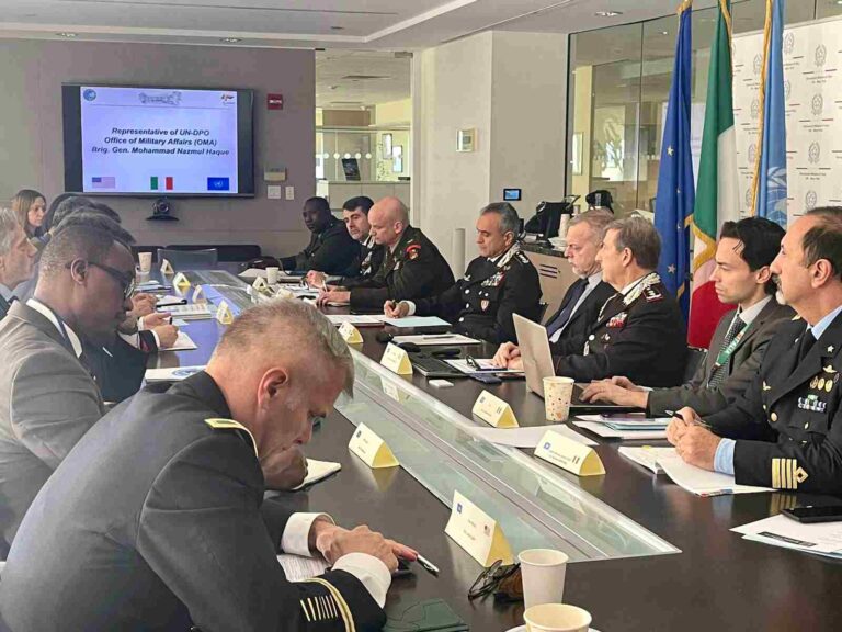 Italian Mission hosted periodical consultations among UN, Italian Defense  Staff and CoESPU