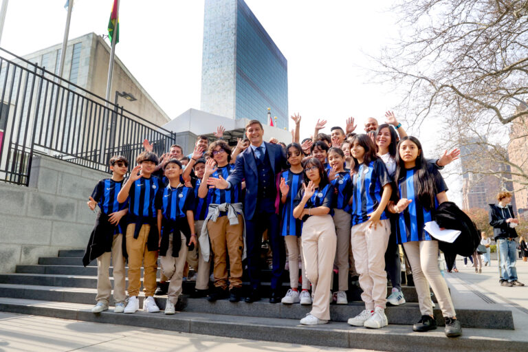 International Day of Sport: Inter Campus back at the UN with Javier Zanetti