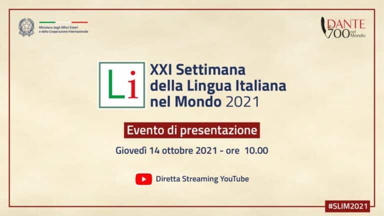 Nel segno di Dante la XXI edizione della Settimana della lingua italiana nel mondo