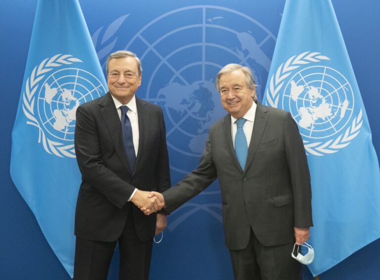 Guterres Draghi