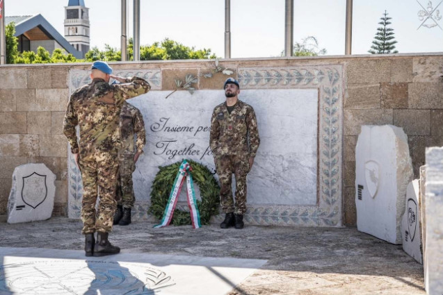 Esercito: i caschi blu italiani dell’UNIFIL celebrano in Libano 162/o anniversario