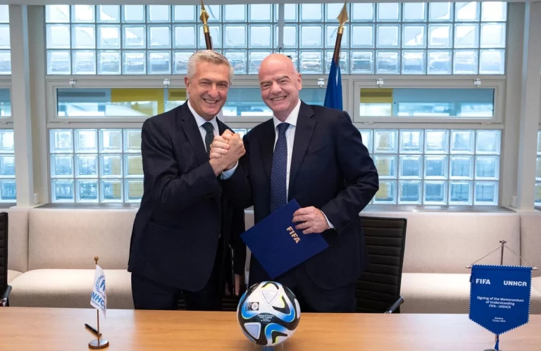 FIFA e UNHCR rinnovano collaborazione, calcio grande opportunità per persone in fuga