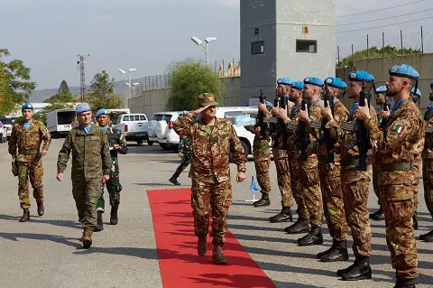 UNIFIL: generale Figliuolo (Covi) visita caschi blu italiani e personale MIBIL in Libano