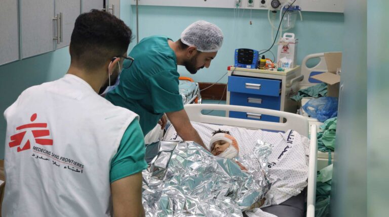 Gaza: tra evacuazioni degli ospedali, colleghi da salvare e un piatto di pasta, ‘Diario da Gerusalemme’ di MSF