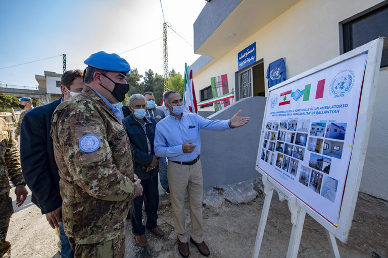 Unifil: italian peacekeepers renovate medical facility in South Lebanon