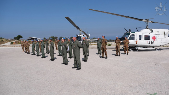 UNIFIL: a Naqoura si festeggia il lavoro dell’Aviazione dell’Esercito di supporto ai caschi blu