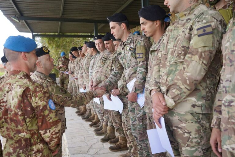 UNIFIL: caschi blu italiani della Taurinense addestrano forze armate libanesi