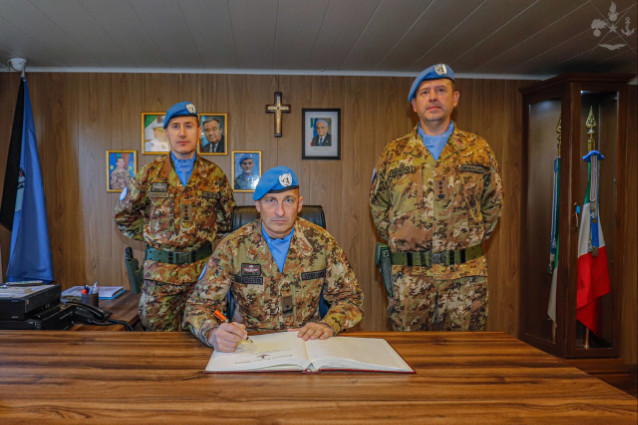 UNIFIL: passaggio delle consegne a Italian National support, Bilotta subentra a Bravaccino