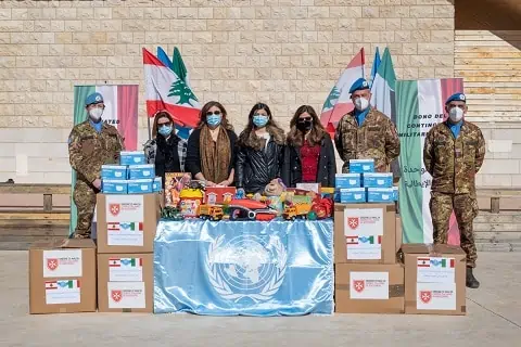 Unifil: ai caschi blu italiani donazione dell’Ordine di Malta per la popolazione civile