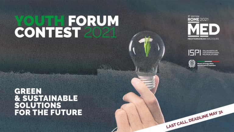 Last call for Youth Forum Contest 2021, green and sustainable solutions for the future