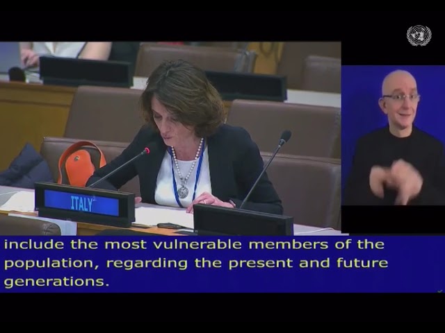 CSW66: Bonetti, from Italy solidarity to women and girls entrapped in conflict