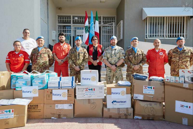 UNIFIL: caschi blu italiani donano materiale sanitario a ospedali, ambulatori e popolazione locale