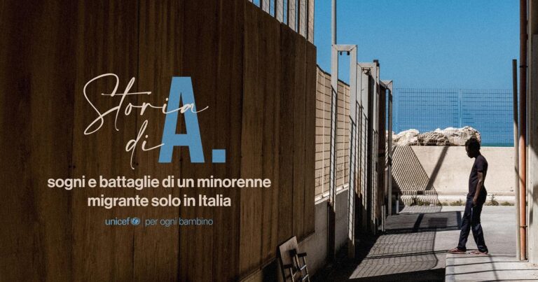 UNICEF e la RAI: Storia di A., un podcast sull’accoglienza di minori soli in Italia