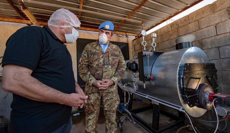 UNIFIL:  Italian peacekeepers upgrade milk processing and storage facility